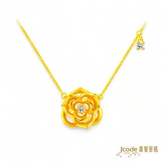 J'code 真愛密碼 女人花 - 黃金項鍊 ❚ 母親節系列金飾