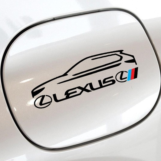 LEXUS系列油箱蓋貼紙 IS RX NX GS LS UX