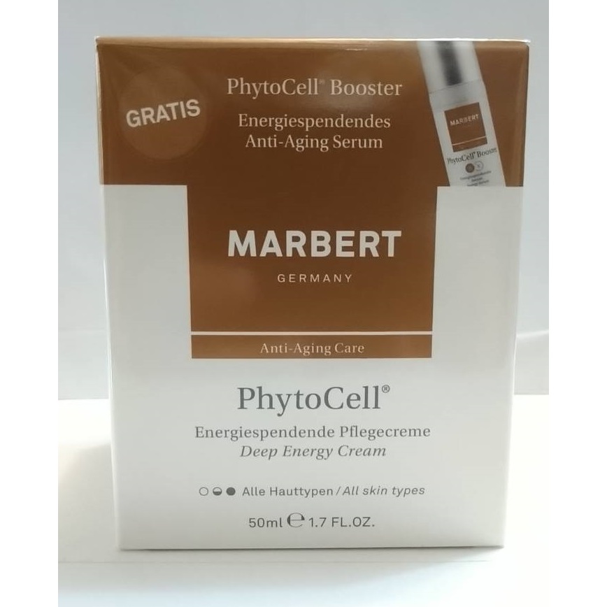 德國 瑪珀 MARBERT 活細胞能量霜 50ml +活細胞能量精華液 7.5ml