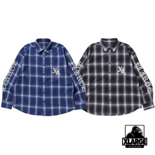 XLARGE OLD ENGLISH L/S FLANNEL SHIRT 襯衫 101233014004