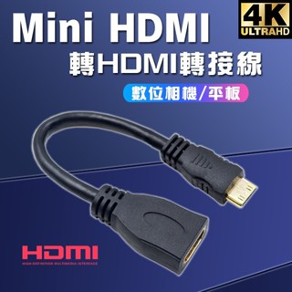 台灣現貨 MINI HDMI 轉 HDMI母 轉接頭 2K 轉mini HDMI公頭 相機適用轉接頭 高清熒幕轉接C62