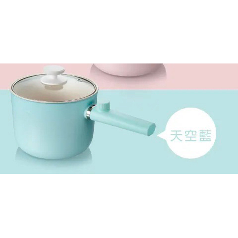 《含運》【KINYO】全新陶瓷快煮美食鍋 （天空藍）FP-0871