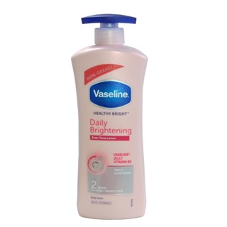 Vaseline凡士林潤膚乳液600ml-淨白透亮粉紅