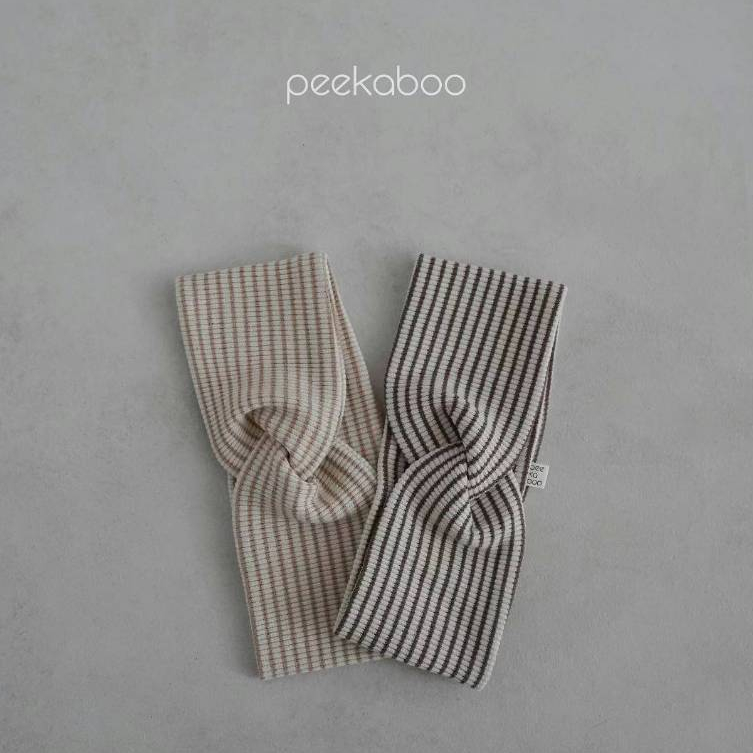 peekaboo 條紋扭結髮帶｜嬰兒髮帶 寶寶髮帶 男童 新生兒髮帶 女童髮帶 兒童髮飾 洗臉髮帶 韓國童裝