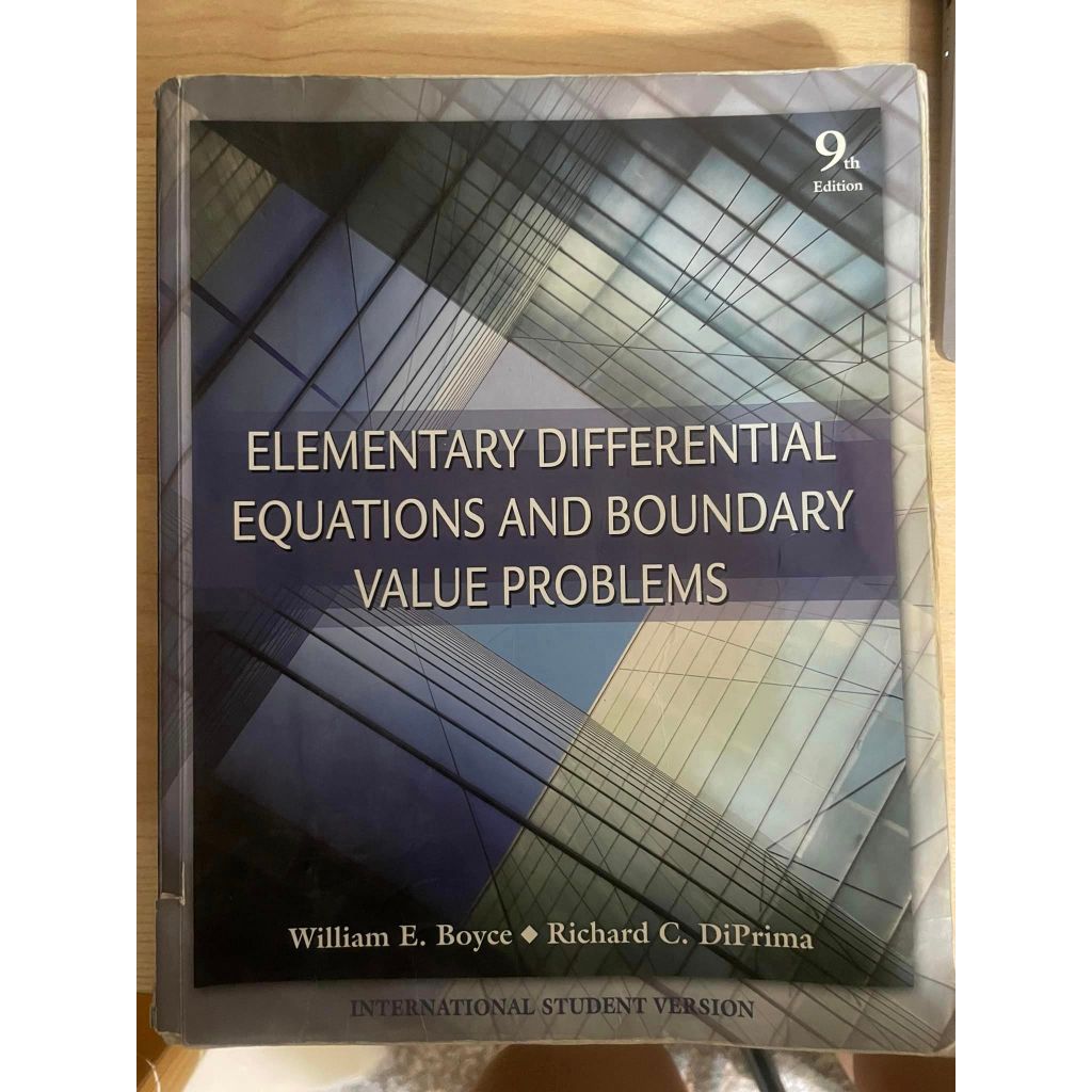 Elementary Differential Equations and Boundary Value Problem