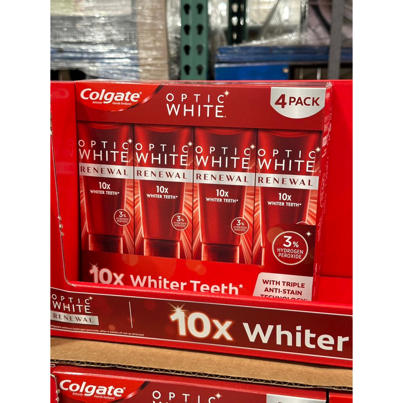美國🇺🇸代購  抵台嘍～ 高露潔Colgate 3% OPTIC WHITE 美白牙膏