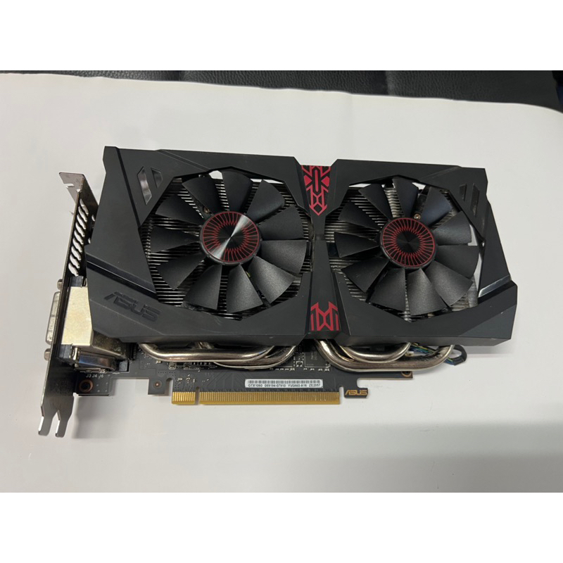 華碩ASUS STRIX-GTX1060-DC2O6G 6G DDR5 顯示卡 二手良品 $2500