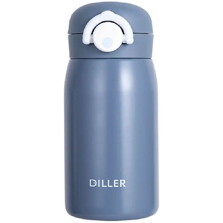 DILLER 迪樂貝爾 樂行時尚保溫杯 藍色 320ml MLH8904-320 SUS316不鏽鋼