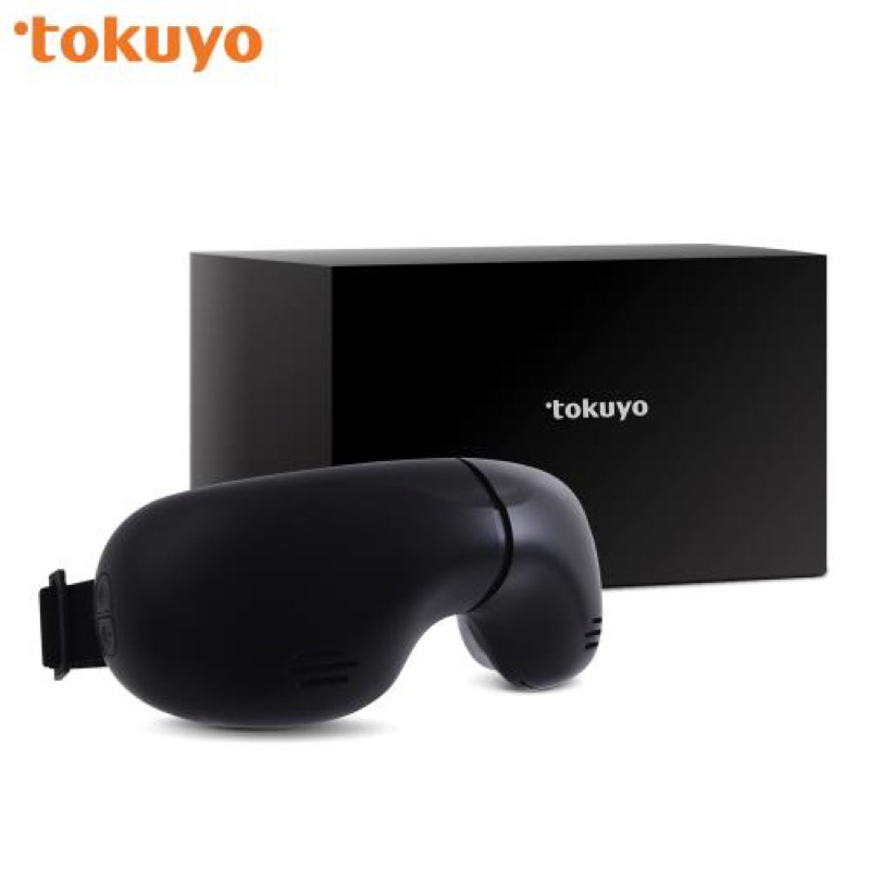 僅試用近全新 Tokuyo 煥眼舒冷熱眼部按摩器 TS-188(曜石黑/精裝版)