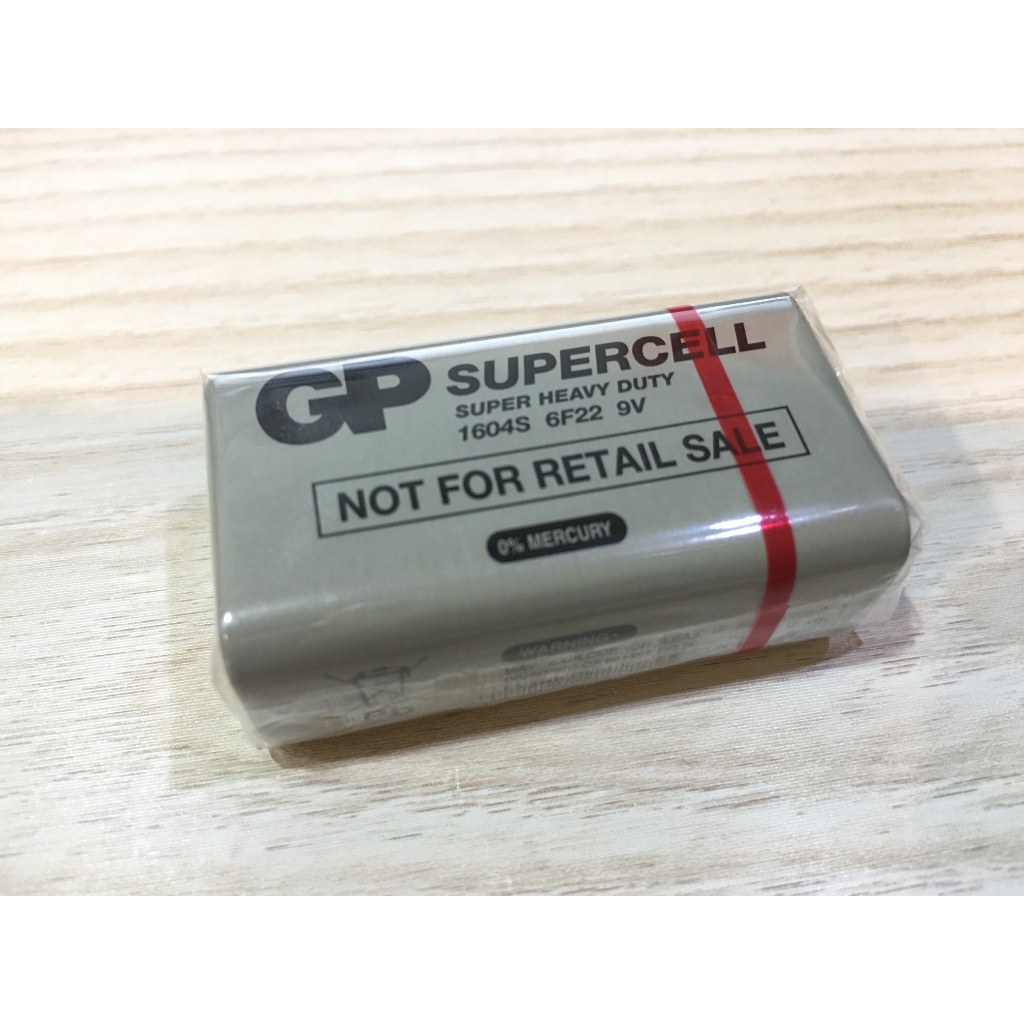 GP超霸9V碳鋅電池-10入裝