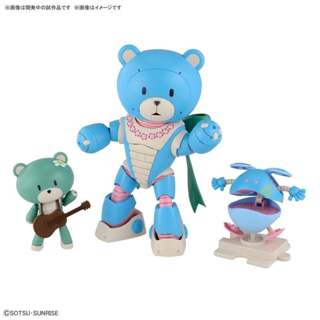 玩日藏 預購24年 2月 萬代 BANDAI 組裝模型 HG 1/144 熊亞凱家族 & 阿羅哈囉套組 GD366288