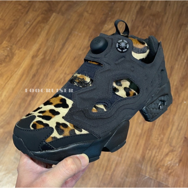 REEBOK INSTAPUMP FURY ANIMAL PACK 男女鞋 休閒鞋 豹紋 復古 黑色 FY4724