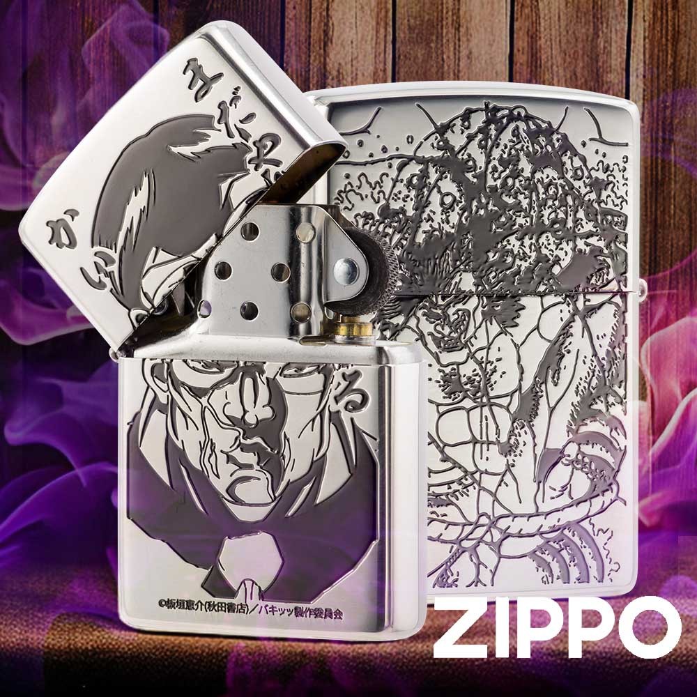 ZIPPO 刃牙：花山薰防風打火機 ZA-6-A11 聯名 俠客立 第十代組長 疵面 創面 終身保固 官方旗艦店