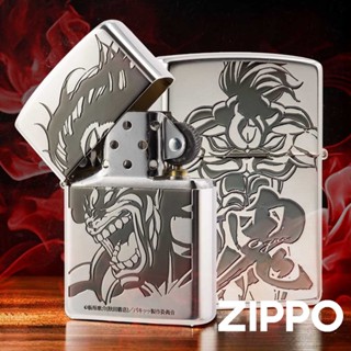 ZIPPO 刃牙：範馬勇次郎防風打火機 ZA-6-A12 聯名 惡魔 Ogre 地上最強生物 終身保固 官方旗艦店