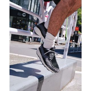 罐頭選貨🥫NIKE WMNS AIR FOOTSCAPE WOVEN 黑灰 編織鞋 FB1959-001