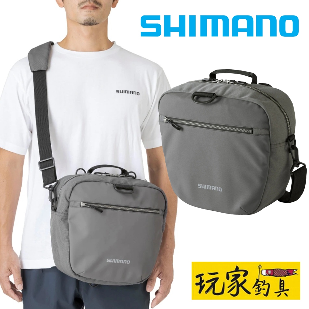 ｜玩家釣具｜SHIMANO BS-202V 防潑水 肩背包 方包 10L