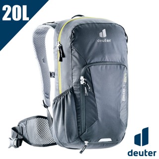 【Deuter】自行車背包20L Bike I/休閒背包 旅遊背包 攻頂包 自行車背包 戶外健行_黑_3202221