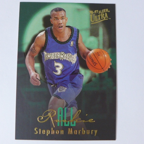 ~Stephon Marbury/馬布瑞~NBA球星/馬大帥.1997年Ultra RC.新人特殊卡