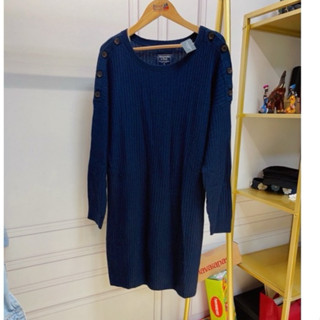 全新A&F Abercrombie & Fitch 肩部鈕扣設計洋裝
