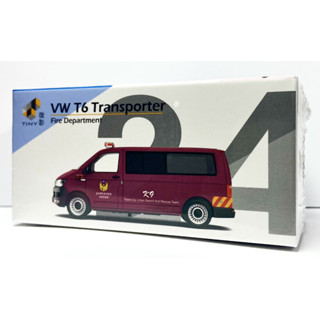 ☆勳寶玩具舖【現貨】TINY 微影 城市 臺灣 TW24 福斯 T6 Transporter 臺灣消防車