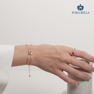 《Porabella》S925純銀星河鋯石手鍊 雙層銀河鋯石純銀手鍊 宇宙星星ins風兩層手鍊 Bracelets