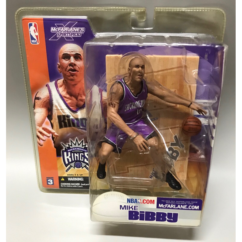 Mcfarlane NBA Mike Bibby公仔 國王隊 麥克·畢比 變體