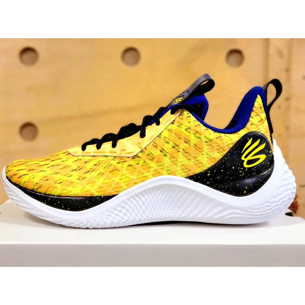 Under Armour Curry Flow 10 Bang Bang 長頸鹿黃 籃球鞋 US8.5(26.5cm)