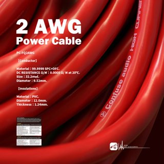 9Y75 2AWG / Power Cables CONFUSE澳洲原裝進口 專業線材 車用電源線