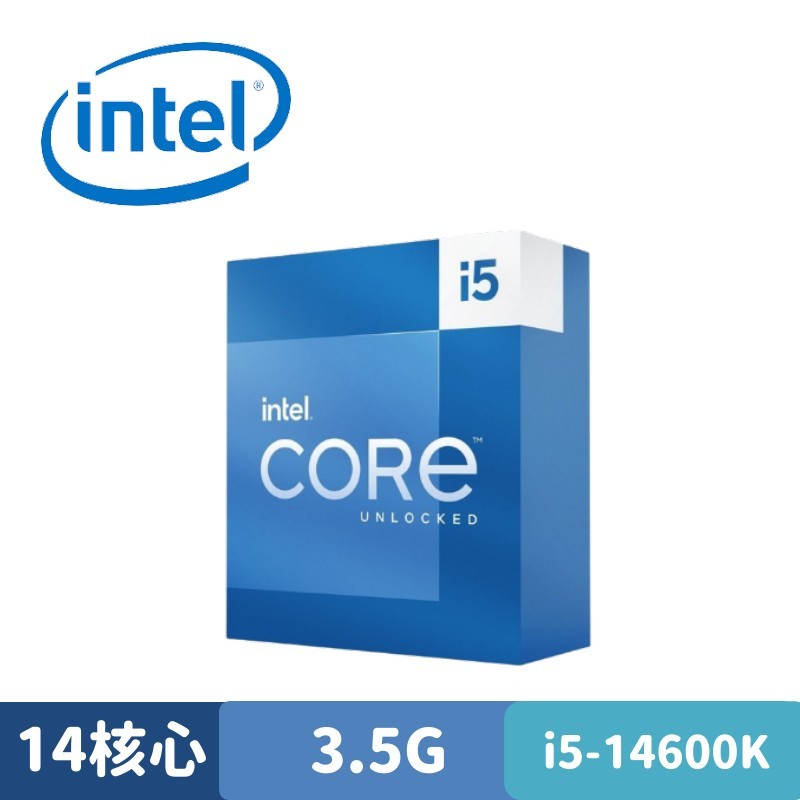 Intel Core i5-14600K 中央處理器 盒裝