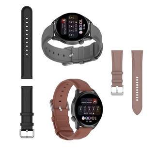 【真皮錶帶】適用 華為 Huawei Watch Ultimate 錶帶寬度22mm 皮錶帶 商務 時尚 替換 腕帶