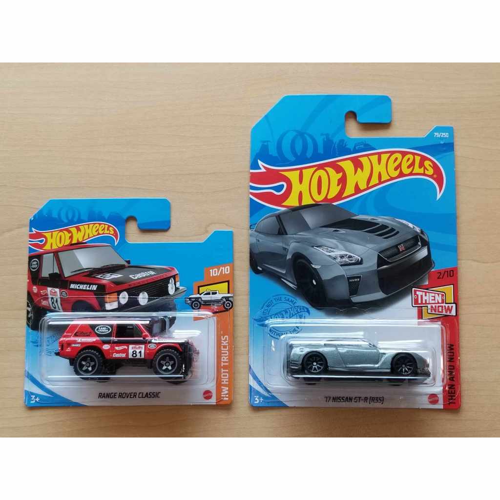 Hot wheels 風火輪 Range rover classic / 2017 Nissan GT-R (R35)灰