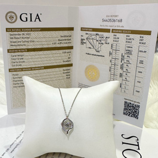 🇹🇼《台灣現貨》鑽石界的LV 美國GIA證書F-Si1/3EX/NONE 30分Pt950天然鑽石項鍊、頸鏈、鎖骨鏈