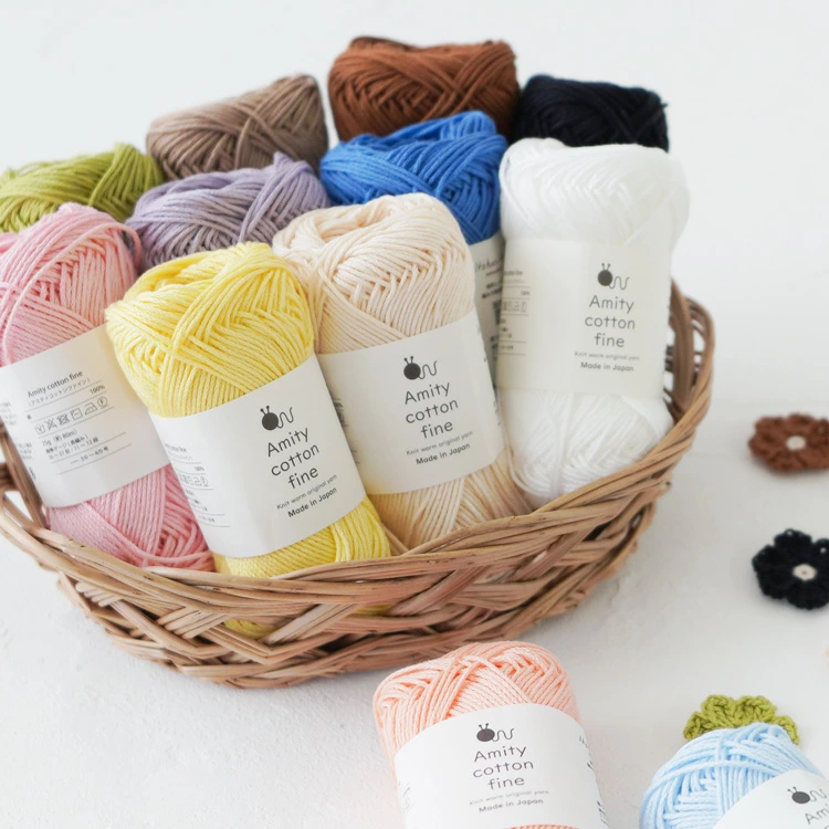 阿米蒂系列100%純棉毛線鉤針棒針diy編織毛衣圍巾手套 日本代購熱銷