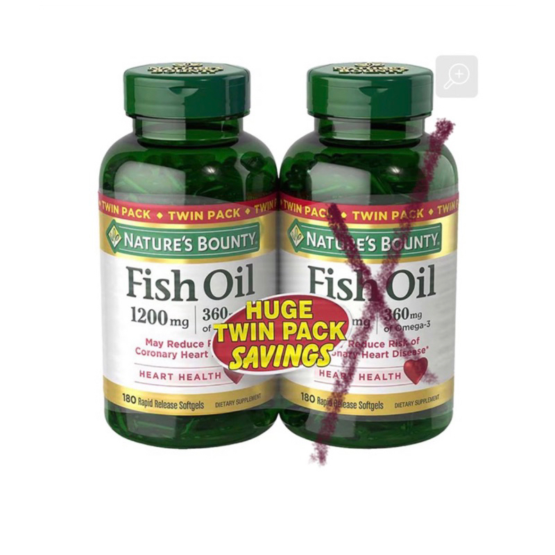 🇺🇸自然之寶深海魚油 Nature'sBounty Fish Oil（1入）