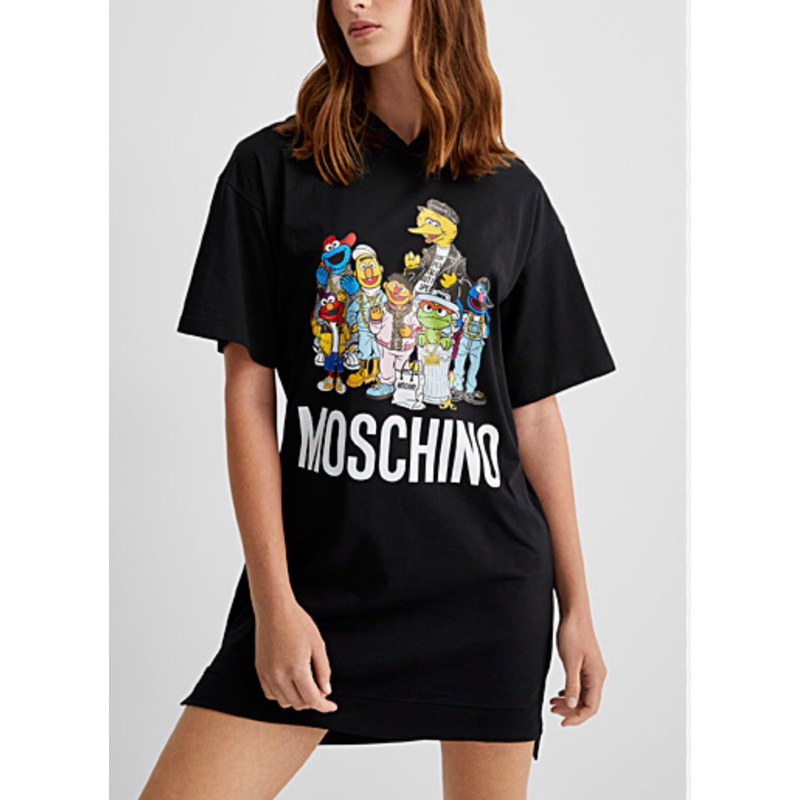 Moschino x Sesame 長版T恤/洋裝