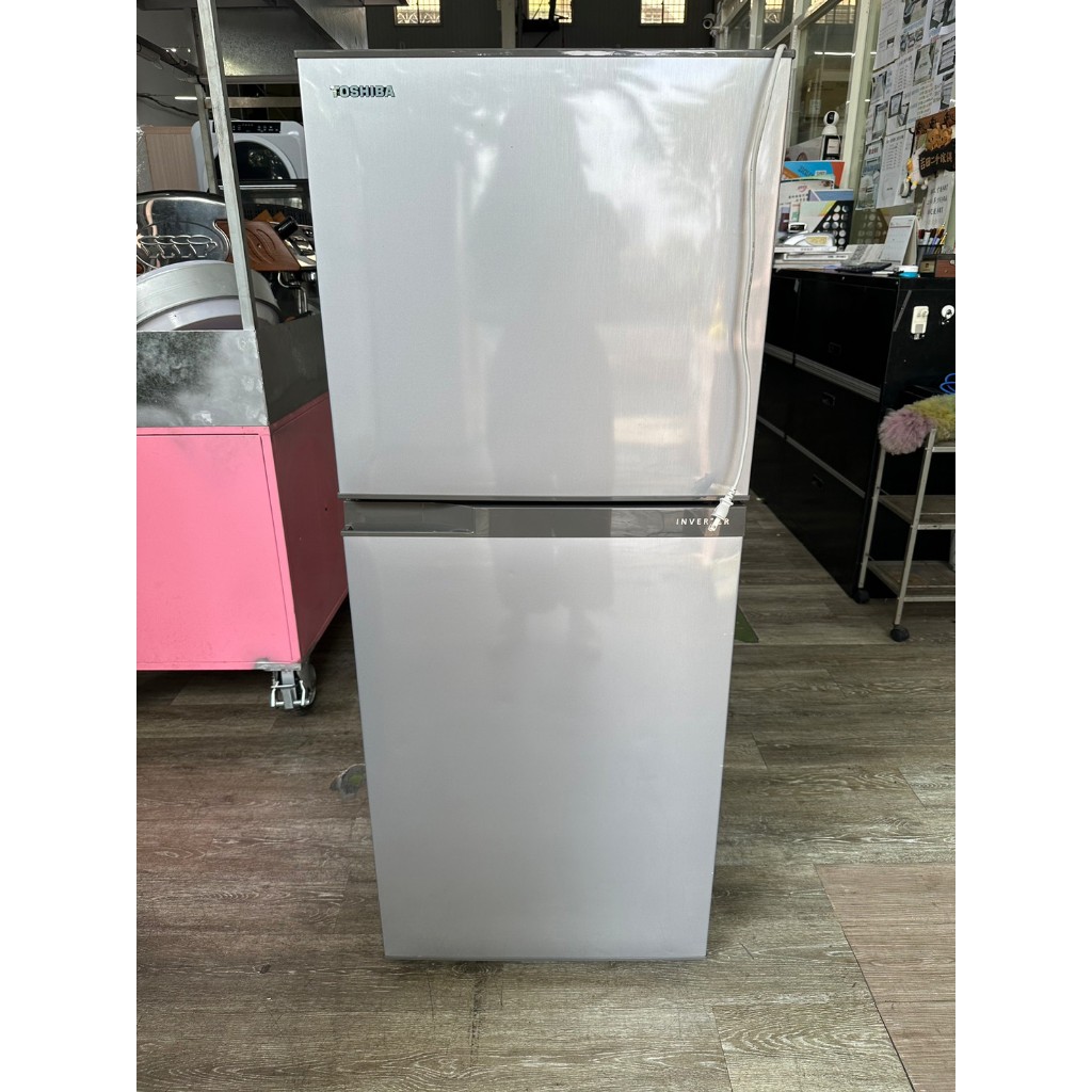 吉田二手傢俱❤TOSHIBA東芝192L雙門變頻冰箱 家用冰箱 辦公室冰箱 小冰箱 一級能效