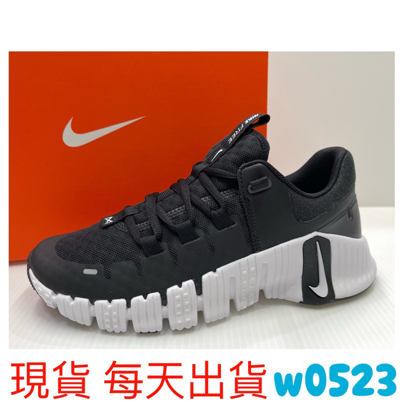 現貨 Nike 女款 健身訓練鞋 Free Metcon 5 穩定 緩震 黑白 DV3950-001