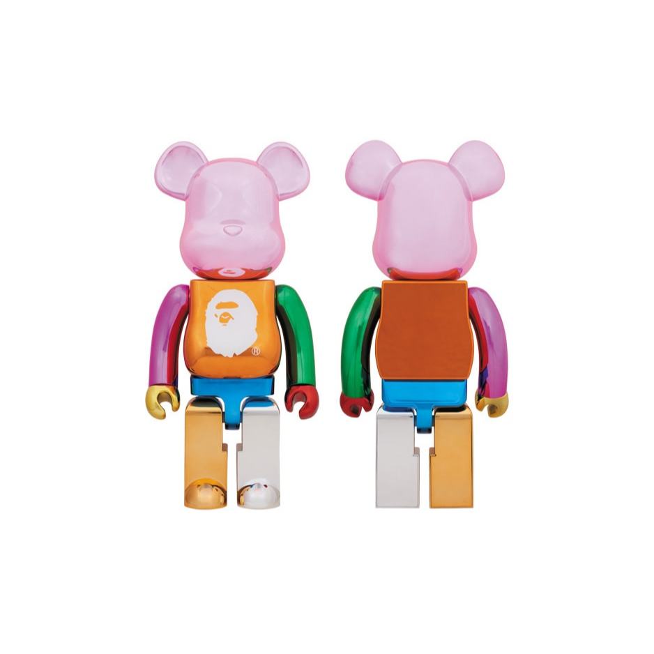 1000% BE@RBRICK BAPE 25TH Anniversary 25周年紀念款 庫柏力克熊(限量)可面交