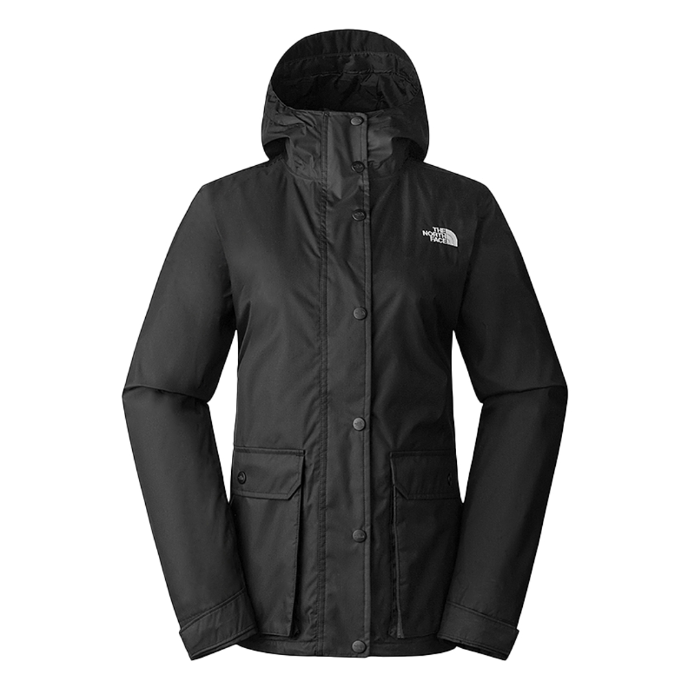 The North Face TRAVEL TRICLIMATE 女防水透氣保暖連帽三合一外套 NF0A88RWJK3黑