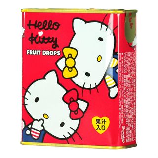 日本 Sakuma 佐久間 果汁糖 系列 Hello Kitty 版鐵盒裝 KT糖果 硬糖 古早鐵盒 鬼滅