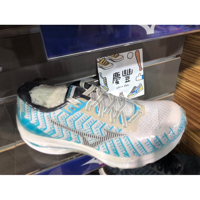 大灌體育👟出清特賣 Mizuno WAVE RIDER 24 女慢跑鞋 (寬楦) J1GD207716