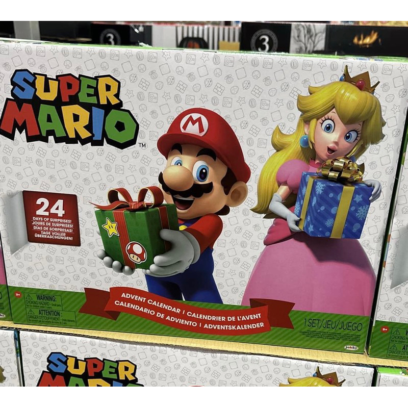 好市多Super Mario (2023)倒數日曆抽抽樂(聖誕節限定)🔥馬力歐系列🔥必收藏公仔(現貨)