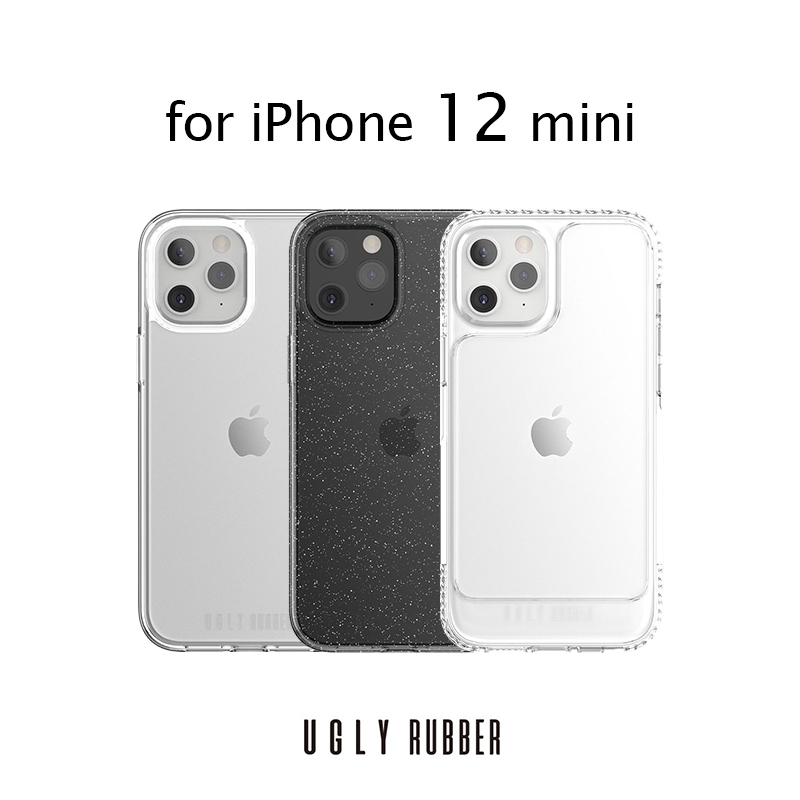 Ugly Rubber｜U-model 晶透氣囊雙料轉聲孔3米防摔殼 iPhone 12 mini/12 Promax