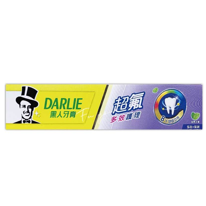 DARLIE黑人牙膏 超氟多效護理 牙膏 含氟牙膏 薄荷口味