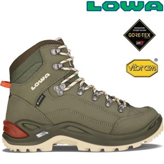 Lowa Renegade GTX Mid 女款 中筒防水登山鞋/健行鞋 LW320945 9629 灰綠/柑橙