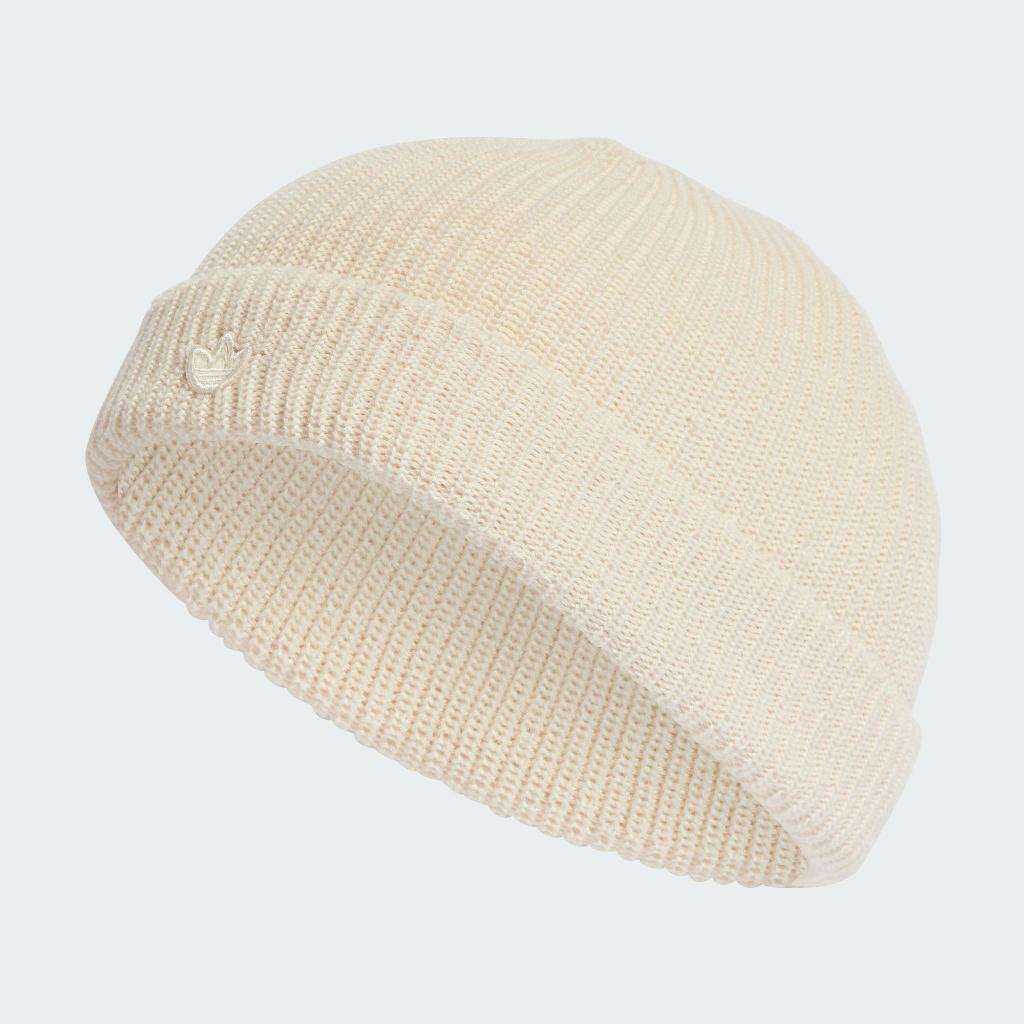 ADIDAS SHORT BEANIE 中性款 白色 舒適 穿搭 毛帽 IL8443 Sneakers542