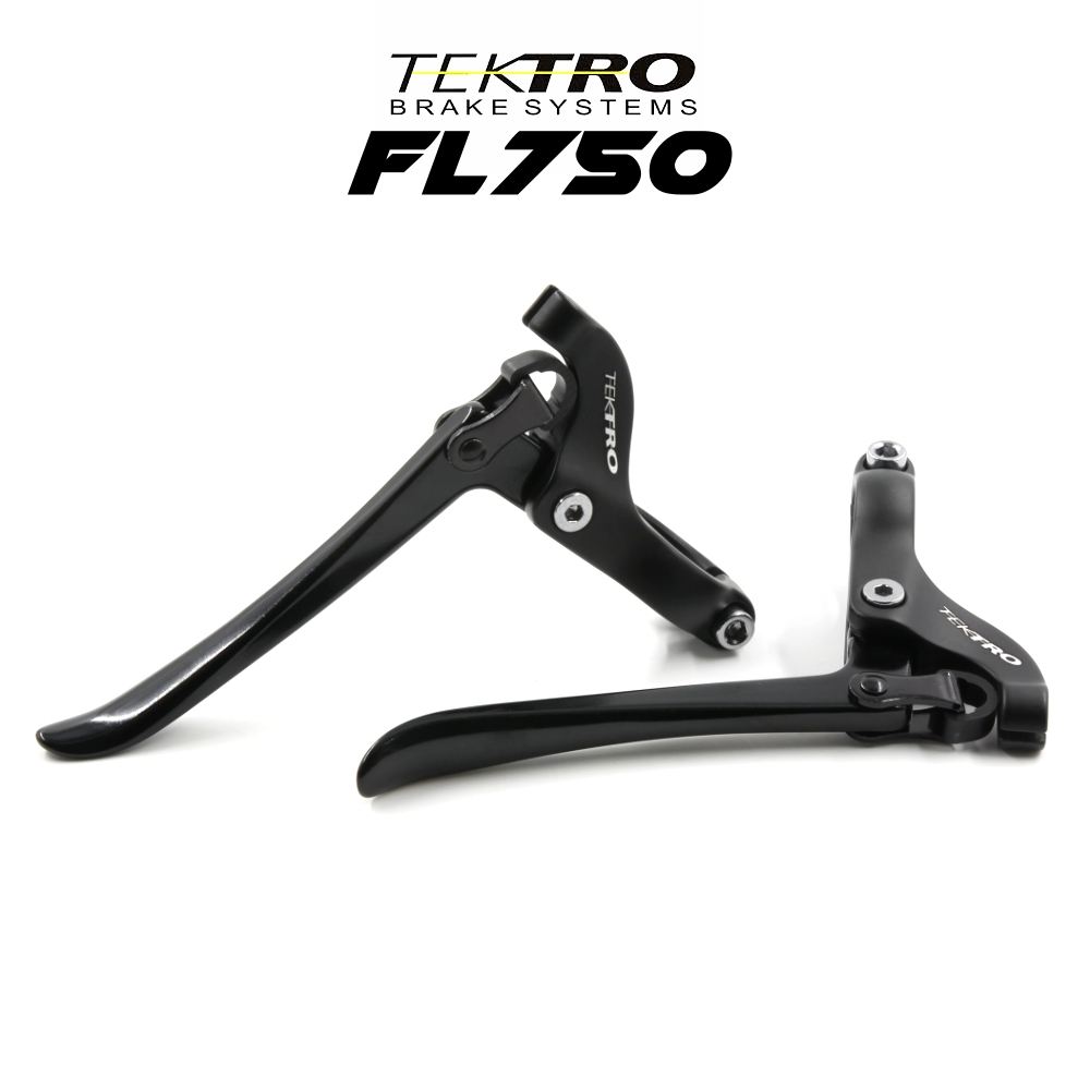 TEKTRO FL750 (全黑) 鋁合金 自行車 煞車把手 適用 平把公路車 鋼管車 單速車