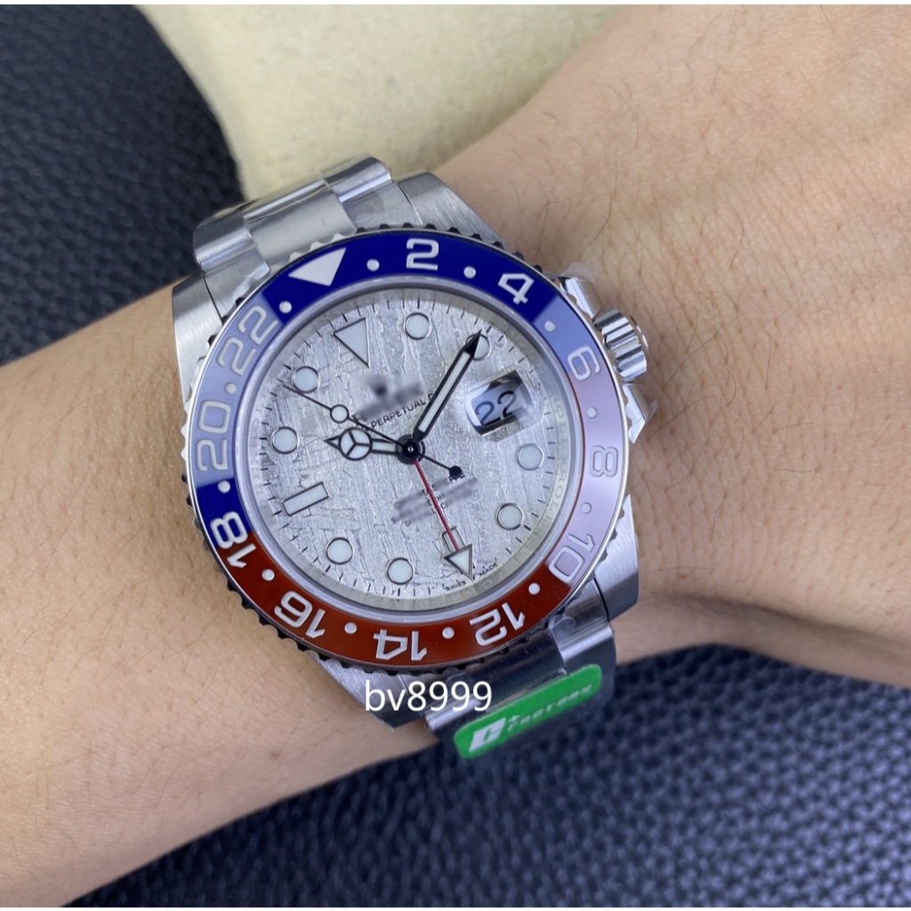 現貨實拍大廠格林尼治126710黑面3285全自動上鏈機芯運動手錶自動機械錶手錶男閒運動男士手錶防水計時鋼帶