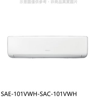 SANLUX台灣三洋【SAE-101VWH-SAC-101VWH】變頻冷暖分離式冷氣(含標準安裝) 歡迎議價