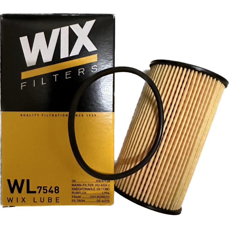 WIX 機油芯 WL7548 JAGUAR LAND ROVER L550 LR5 X761 T-TYPE 2.0柴油